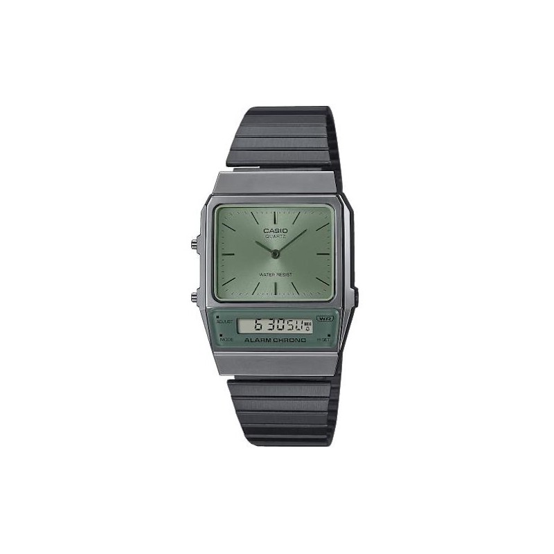 CASIO VINTAGE Mod. EDGY COLLECTION - FOREST GREEN AQ-800ECGG-3AEF